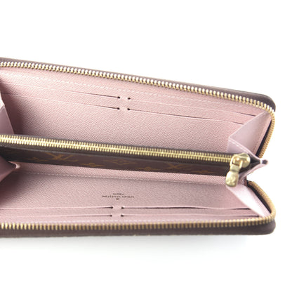 Louis Vuitton Monogram Clemence Wallet Rose Ballerine 4 of 6