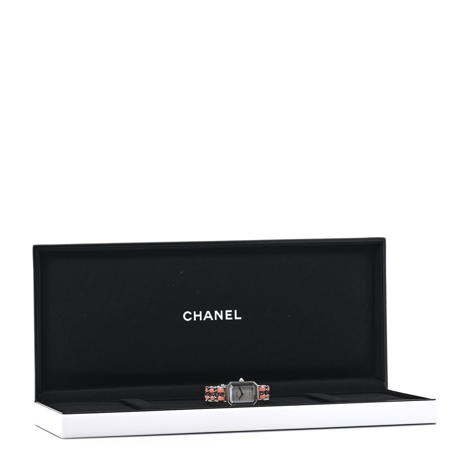 Chanel Stainless Steel Lambskin 20mm Chain Premiere Quartz Watch Pink 5 of 5