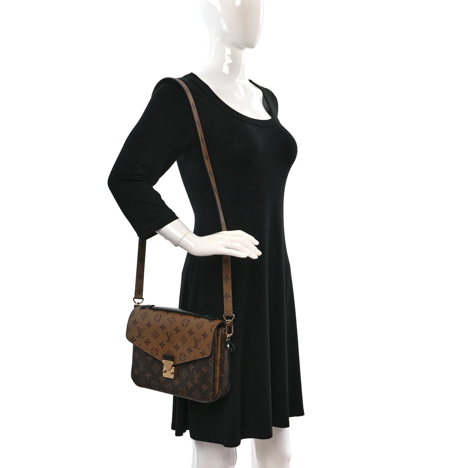 Louis Vuitton Reverse Monogram Pochette Metis 2 of 9