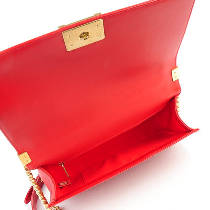 Chanel Lambskin Quilted New Medium Boy Flap Red 5 of 8