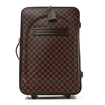 Louis Vuitton Damier Ebene Pegase 55 Rolling Luggage 1 of 10