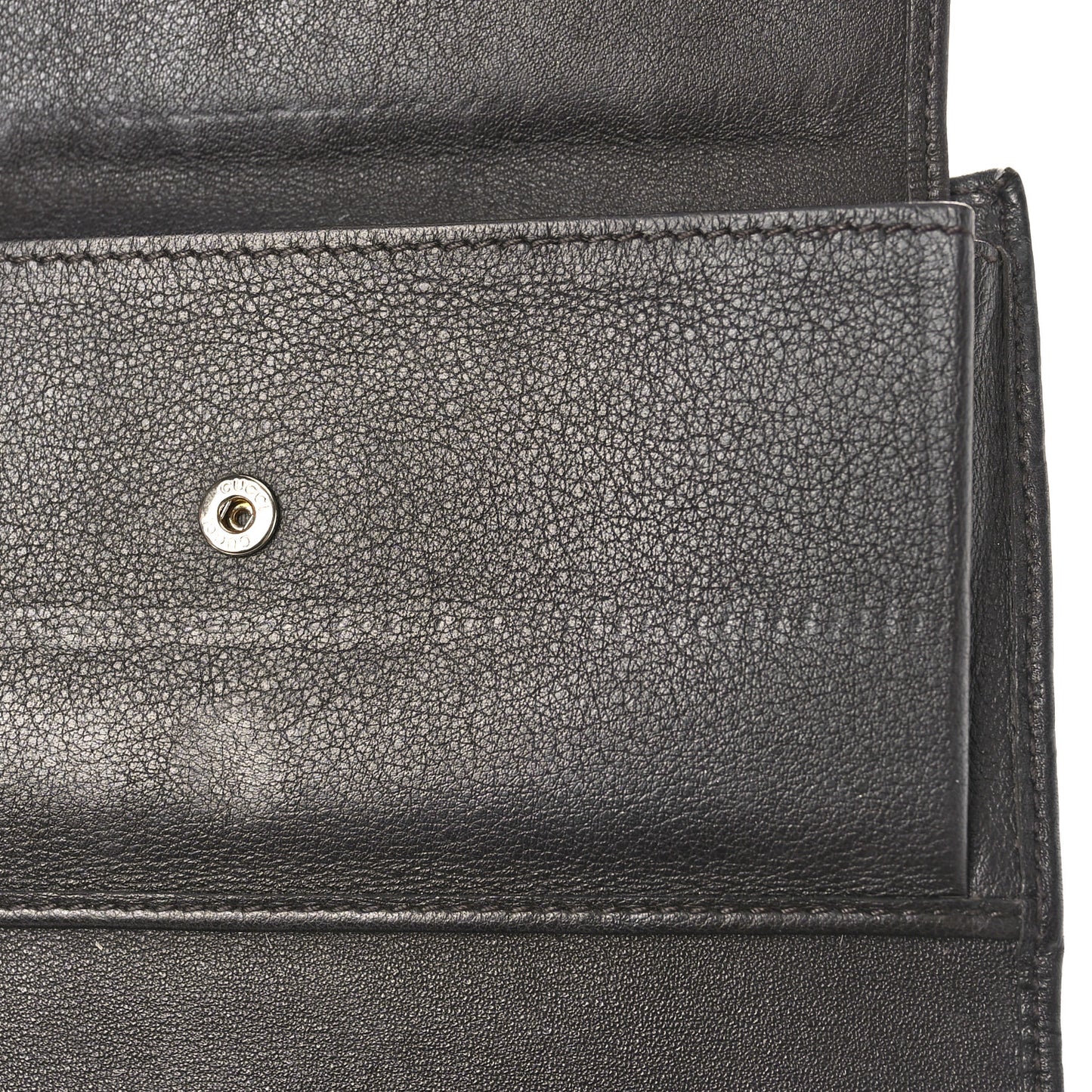 Guccissima Ladies Web Long Wallet Black
