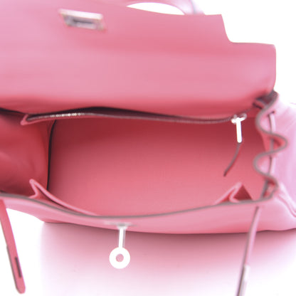 Hermes Swift Kelly Retourne 25 Rose Azalee 5 of 11