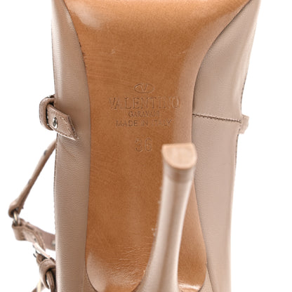 Valentino Garavani Nappa Love Latch 100mm Pumps 36 Poudre 6 of 10