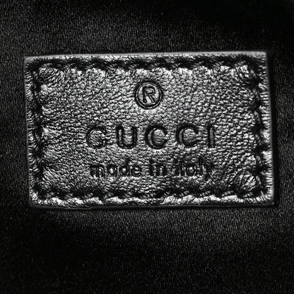 Gucci Nappa Vertical Matelasse Small Maxi Horsebit Chain Shoulder Bag Black 6 of 12
