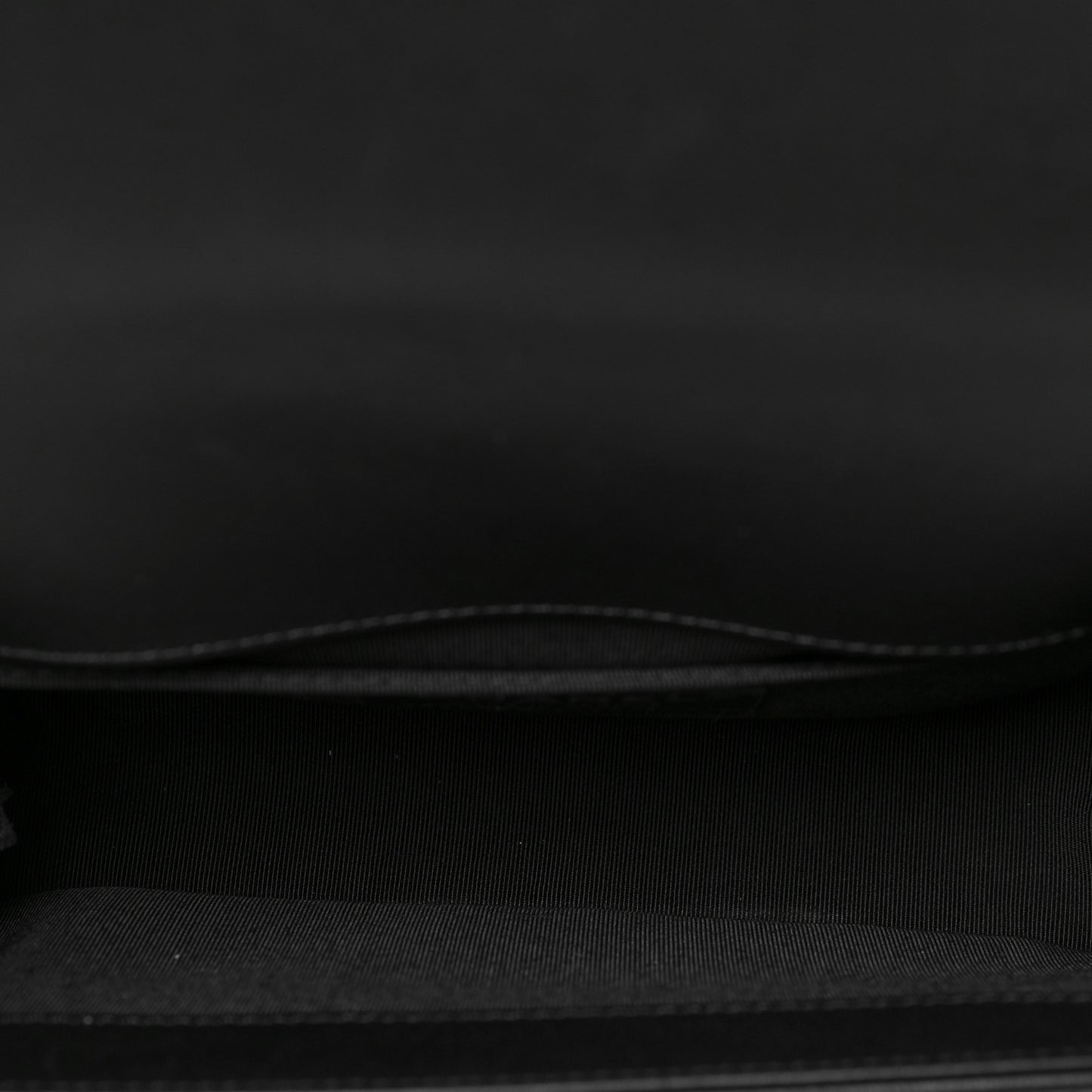 Calfskin Quilted Small Boy Flap So Black