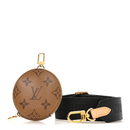 Louis Vuitton Reverse Monogram Multi Pochette Accessories Bandouliere Shoulder Strap Black 1 of 8