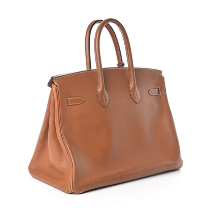 Hermes Courchevel Birkin 35 Gold 3 of 44