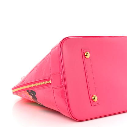 Louis Vuitton Vernis Roses Alma GM Rose Pop 9 of 14