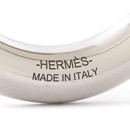 Hermes Palladium Fer A Cheval Scarf 90 Ring 3 of 4