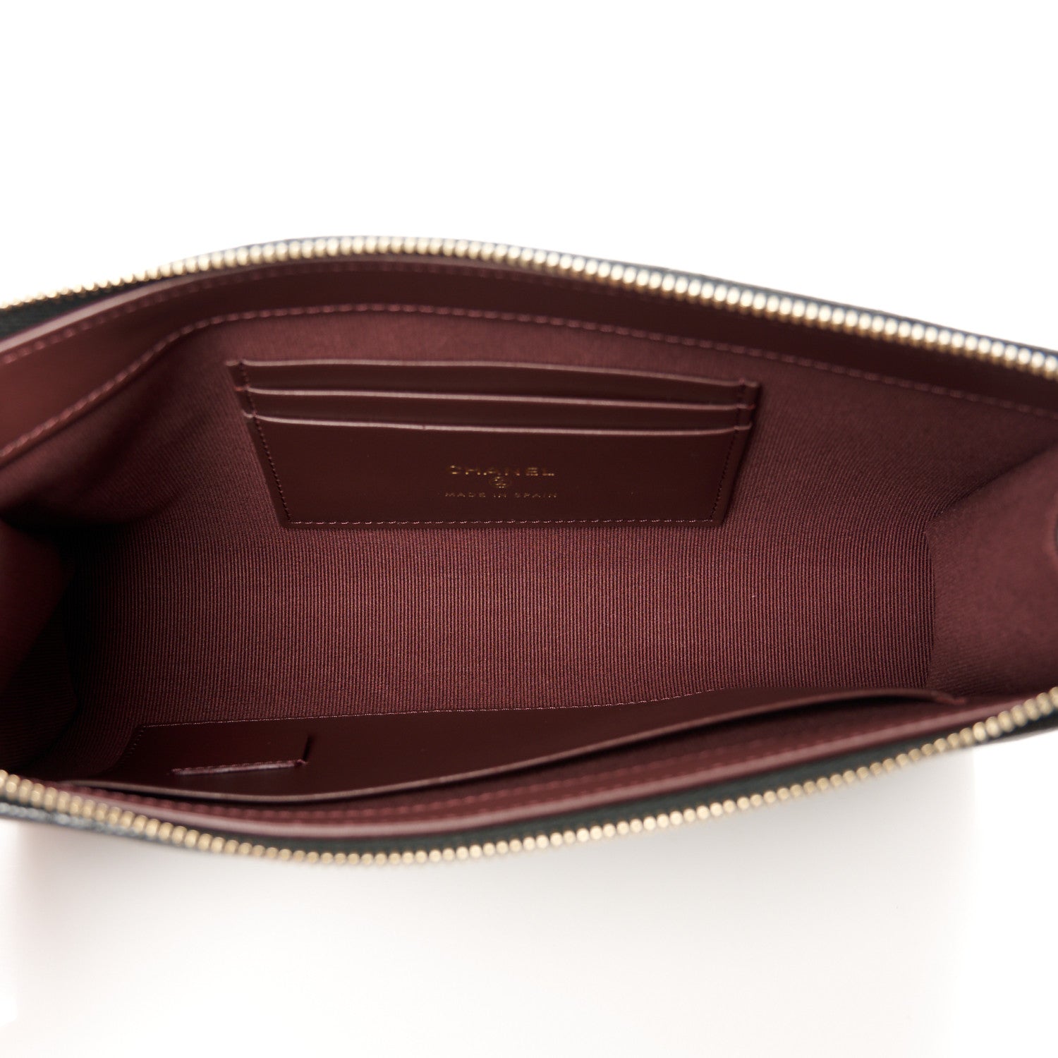 Chanel Caviar Quilted Classic Small Zipped Pouch Black 5 of 8