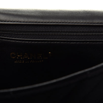Chanel Velvet Chevron Quilted Reissue 2.55 Clutch Black 6 of 7
