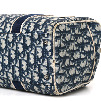 Christian Dior Monogram Trotter No 2 Boston Bag Blue 10 of 11