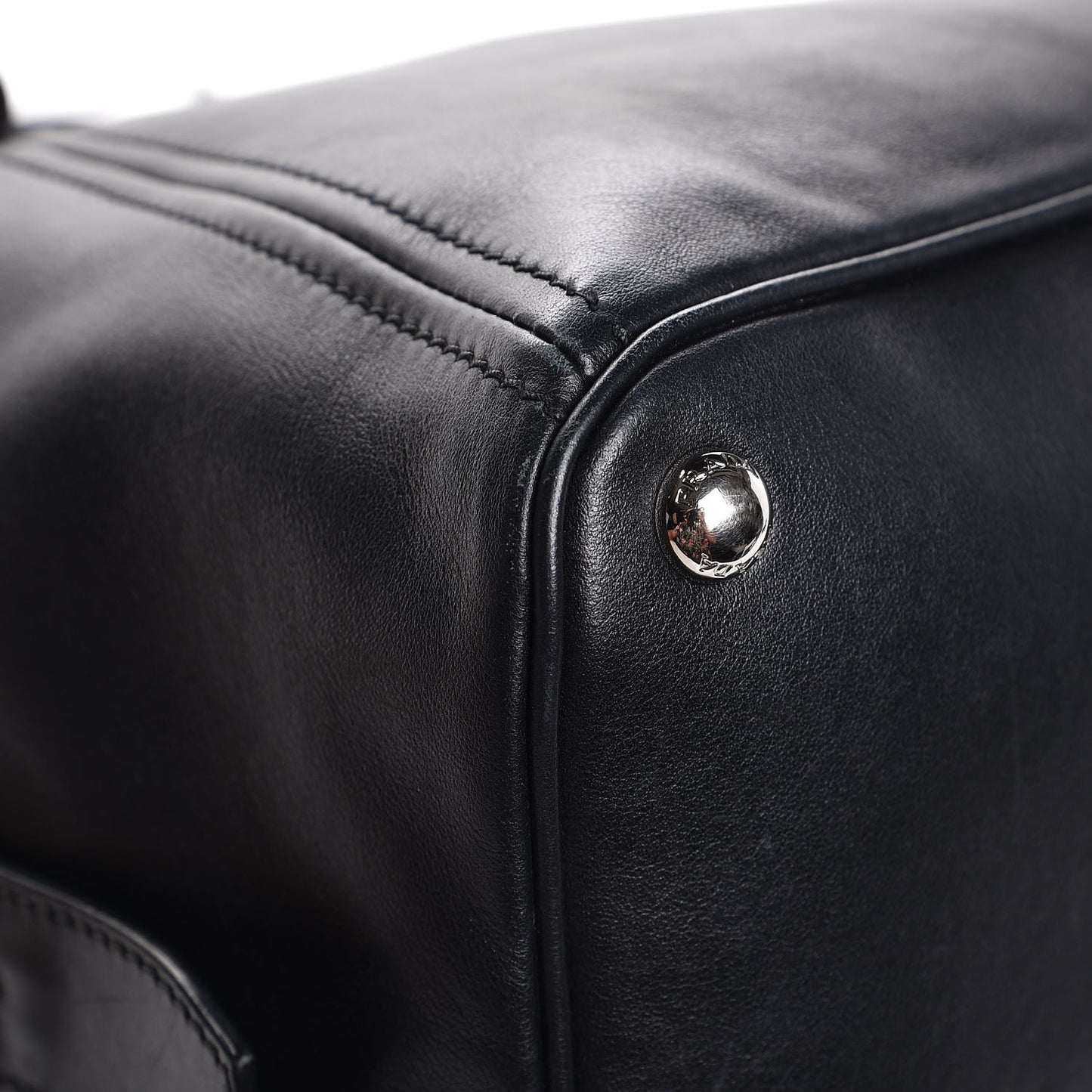 Soft Calf Large Satchel Nero Black