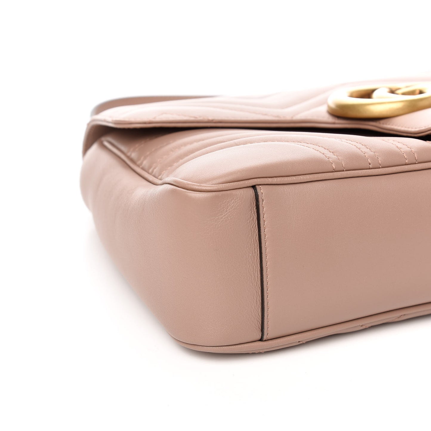 Calfskin Matelasse Medium GG Marmont Shoulder Bag Porcelain Rose