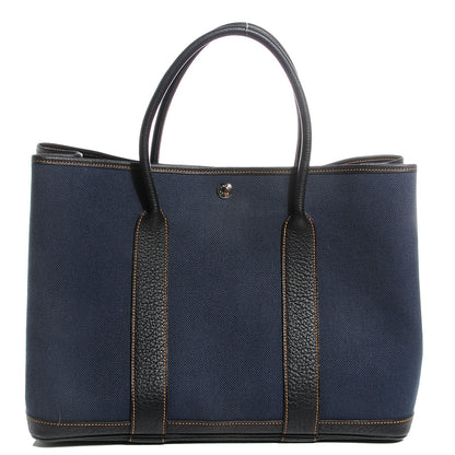 Hermes Denim Veau Negonda Garden Party Tote 36 MM 1 of 11