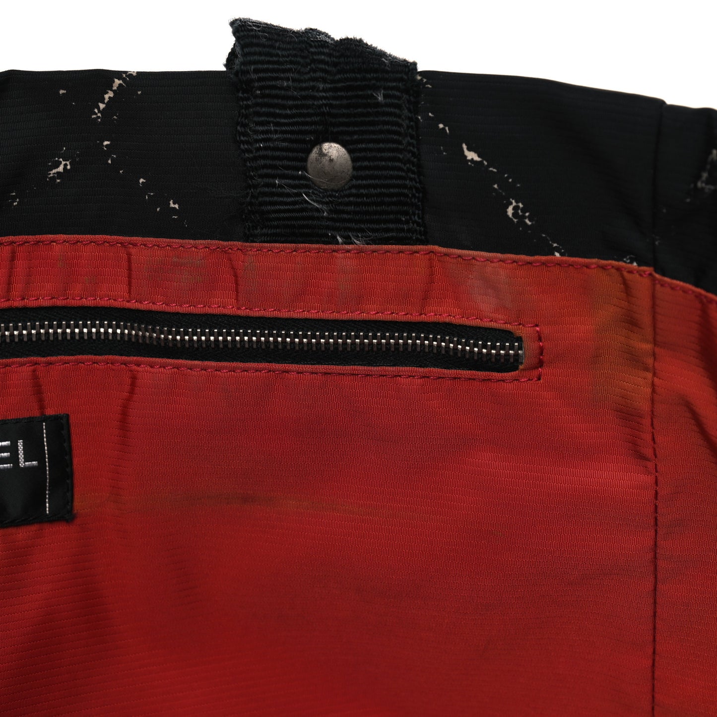 Nylon Travel Tote Black