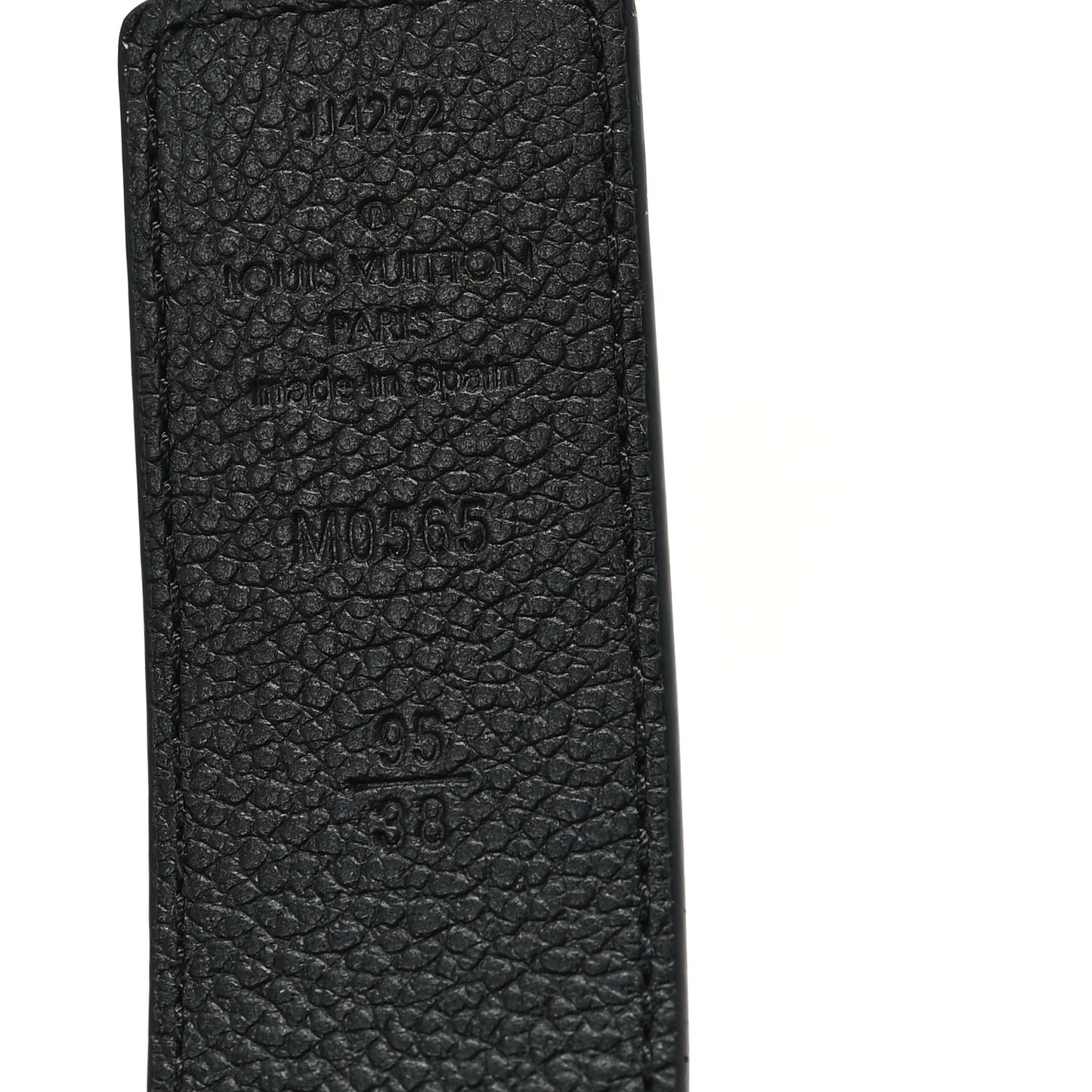 Calfskin Monogram 20mm LV Iconic Reversible Belt 95 38 Black
