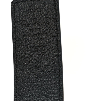 Louis Vuitton Calfskin Monogram 20mm LV Iconic Reversible Belt 95 38 Black 3 of 5