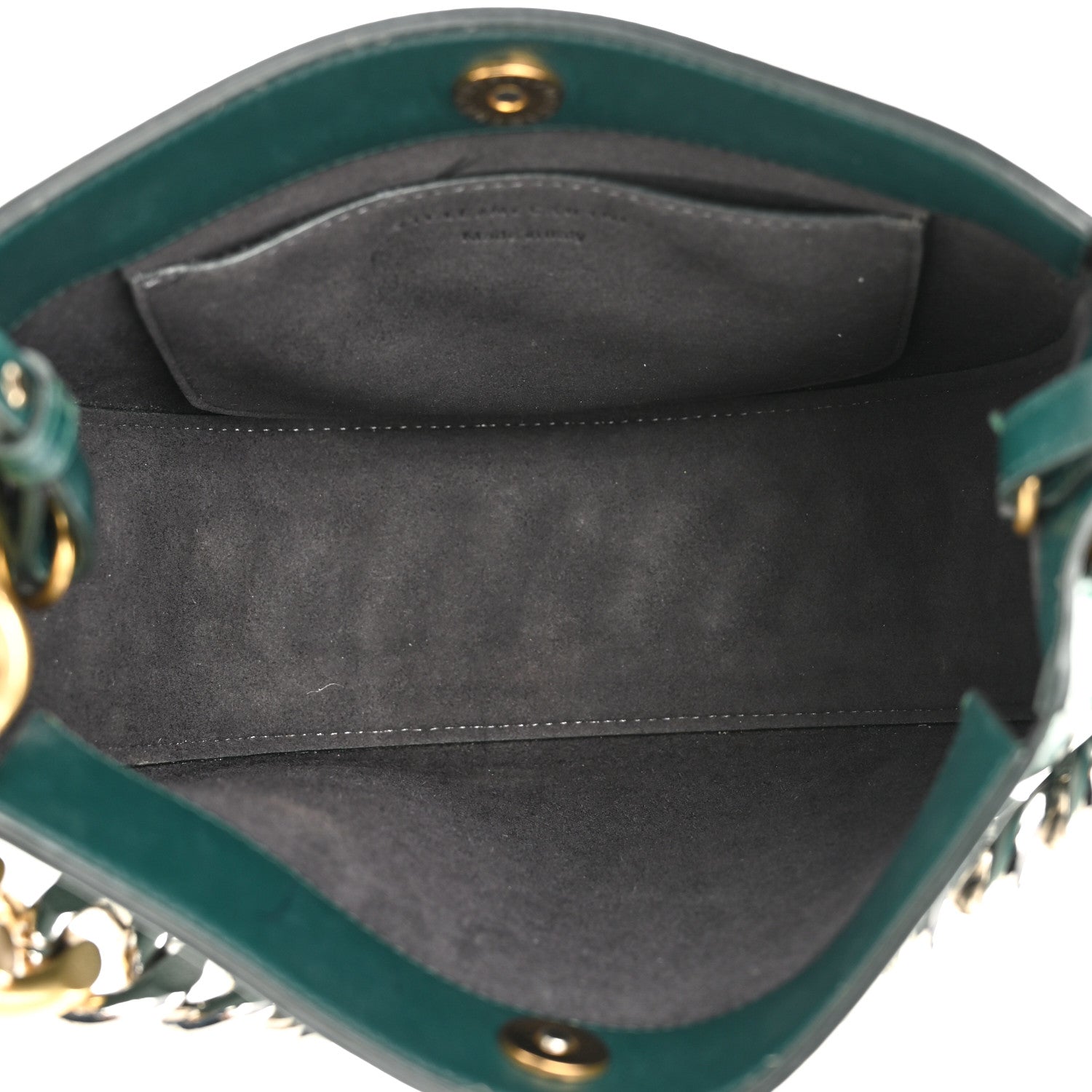 Stella McCartney Eco Alter Nappa Small Frayme Shoulder Bag Forest Green 5 of 12