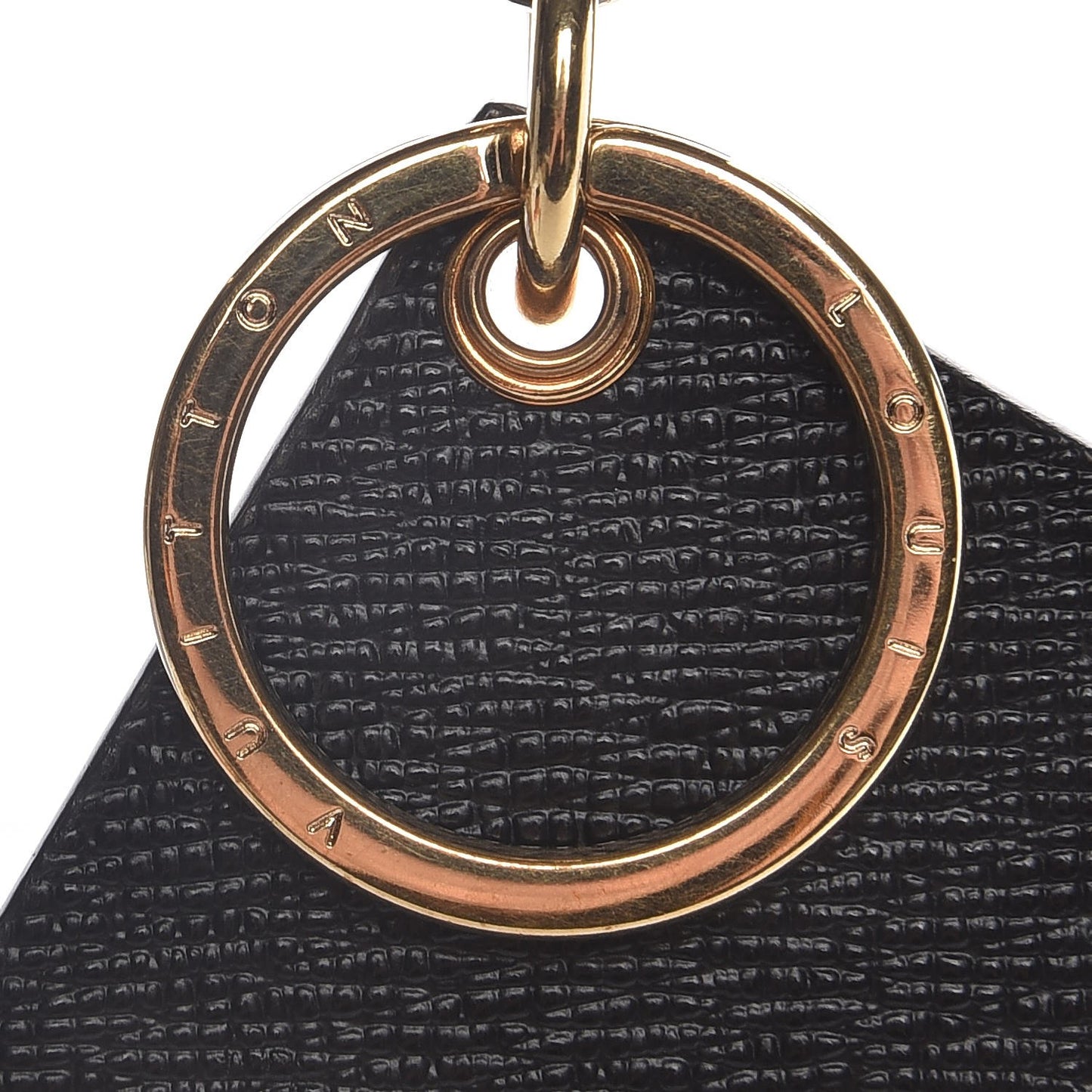 Petite Malle Bag Charm Key Holder Brown