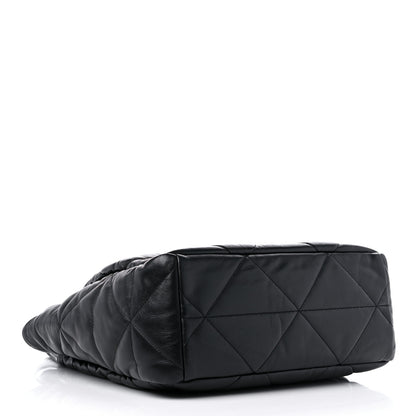 Prada Nappa Quilted Medium Dynamique Tote Black 4 of 12