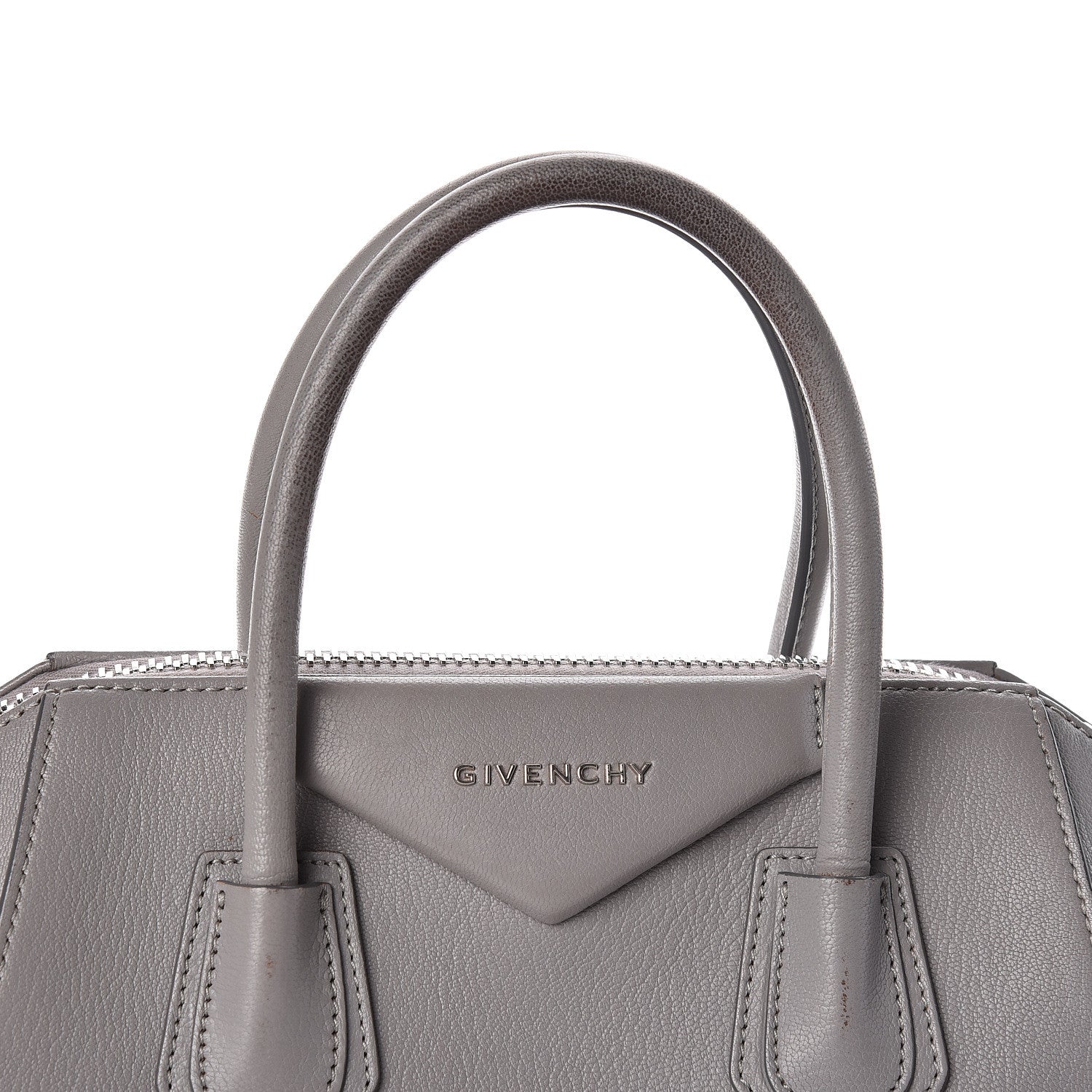 Givenchy Sugar Goatskin Small Antigona Pearl Grey 10 of 18
