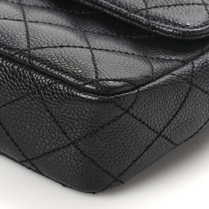 Chanel Caviar Quilted East West Flap Black 10 of 10