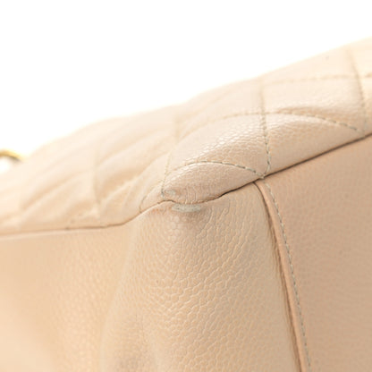 Chanel Caviar Quilted Grand Shopping Tote GST Beige 9 of 16