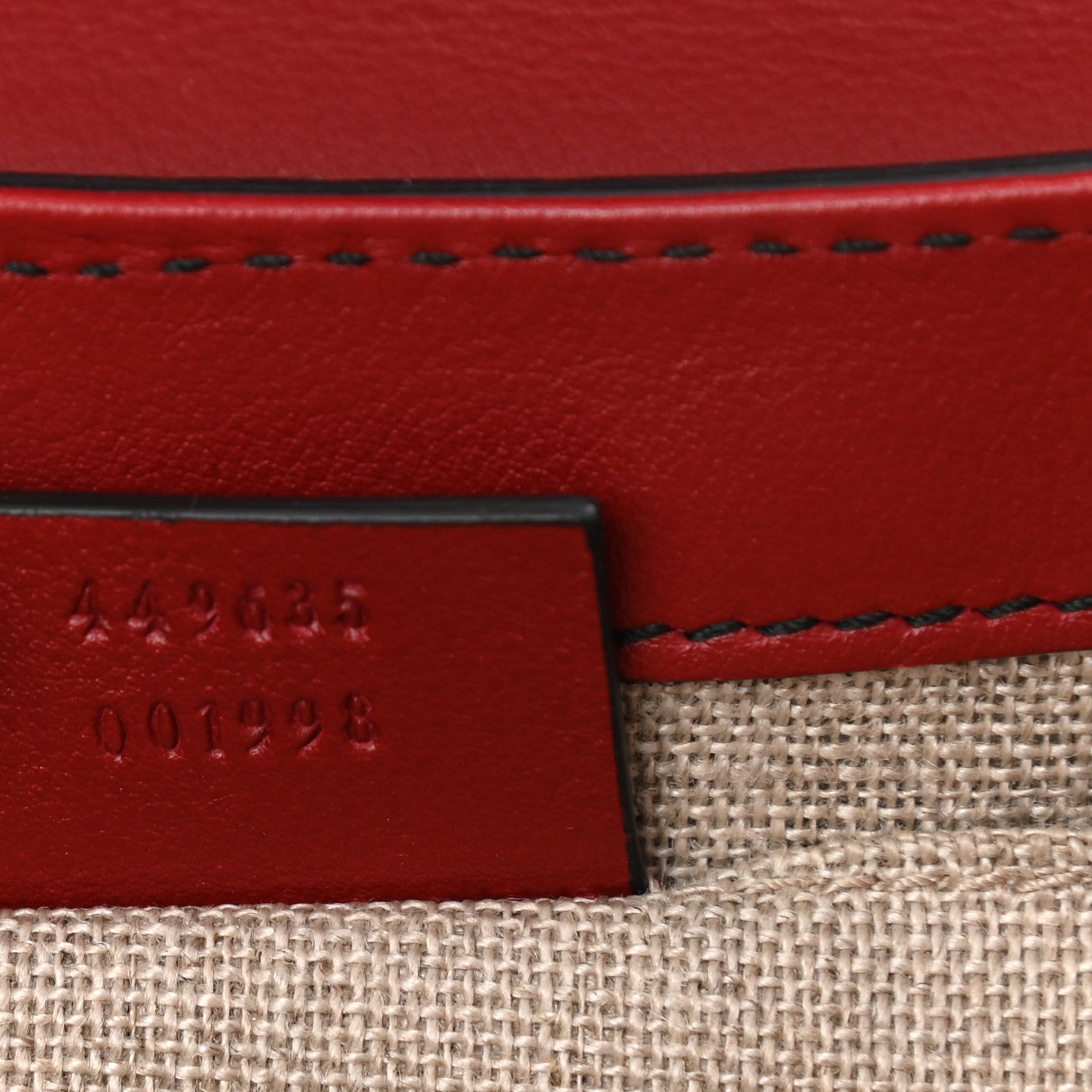 Gucci Microguccissima Medium Emily Chain Shoulder Bag Red 7 of 9