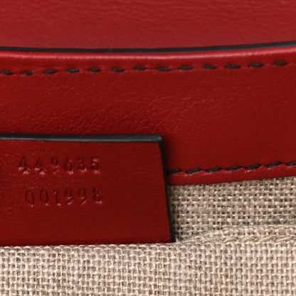 Gucci Microguccissima Medium Emily Chain Shoulder Bag Red 7 of 9
