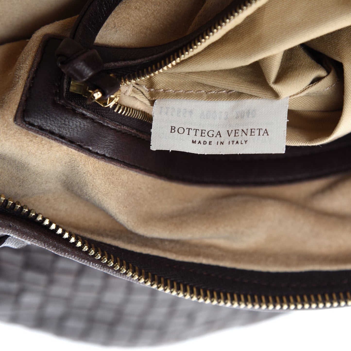 Nappa Intrecciato Large Veneta Hobo Ebano
