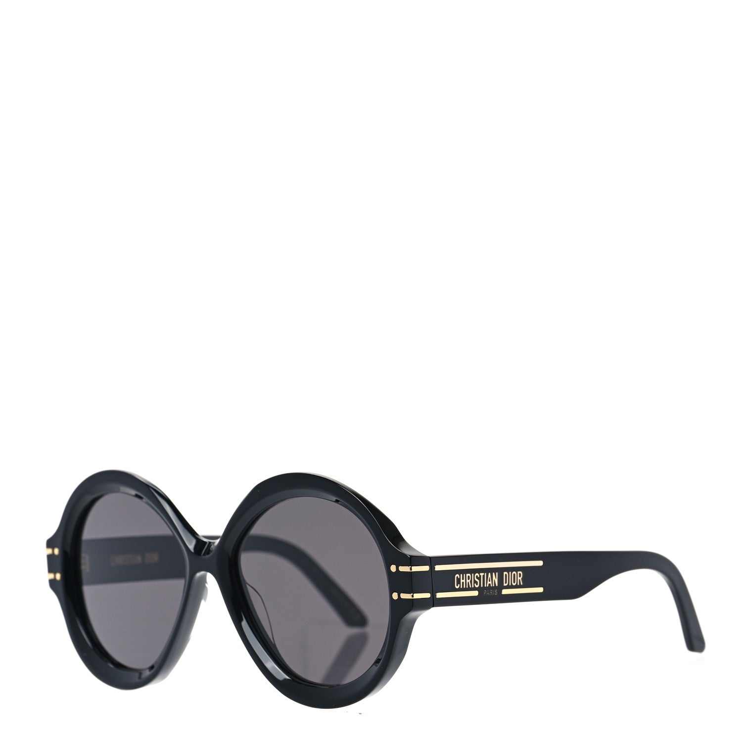 Christian Dior Diorsignature R1U Round Sunglasses Black 1 of 12
