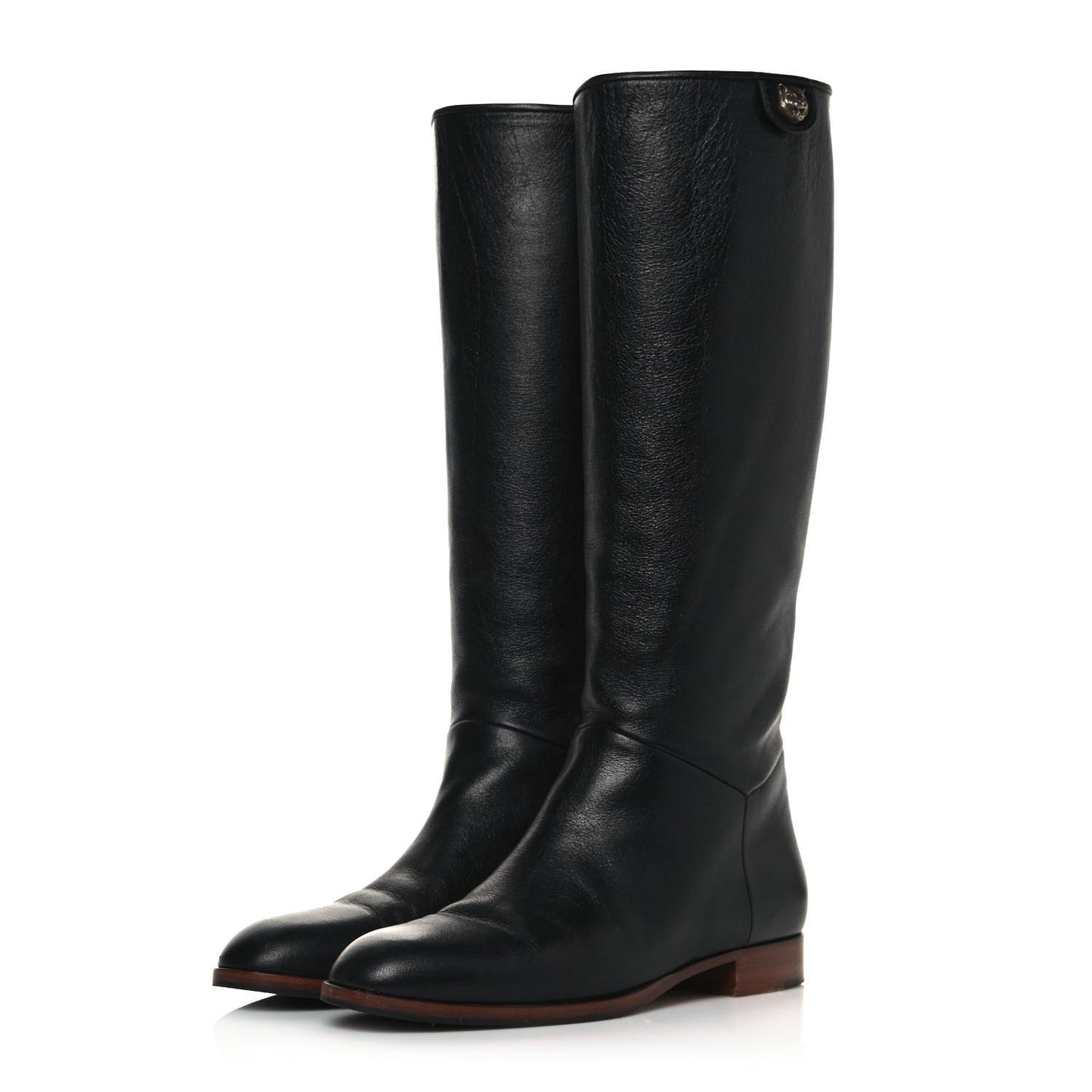 Calfskin Piuma Lux Energy High Boots 39 Black