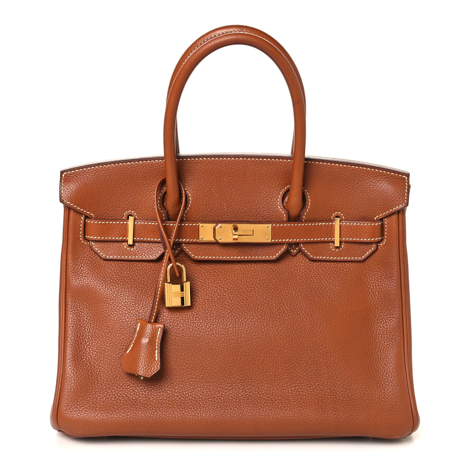 Hermes Natural Barenia Faubourg Birkin 30 Fauve 1 of 15