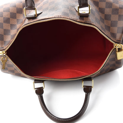 Louis Vuitton Damier Ebene Speedy Bandouliere 35 5 of 10
