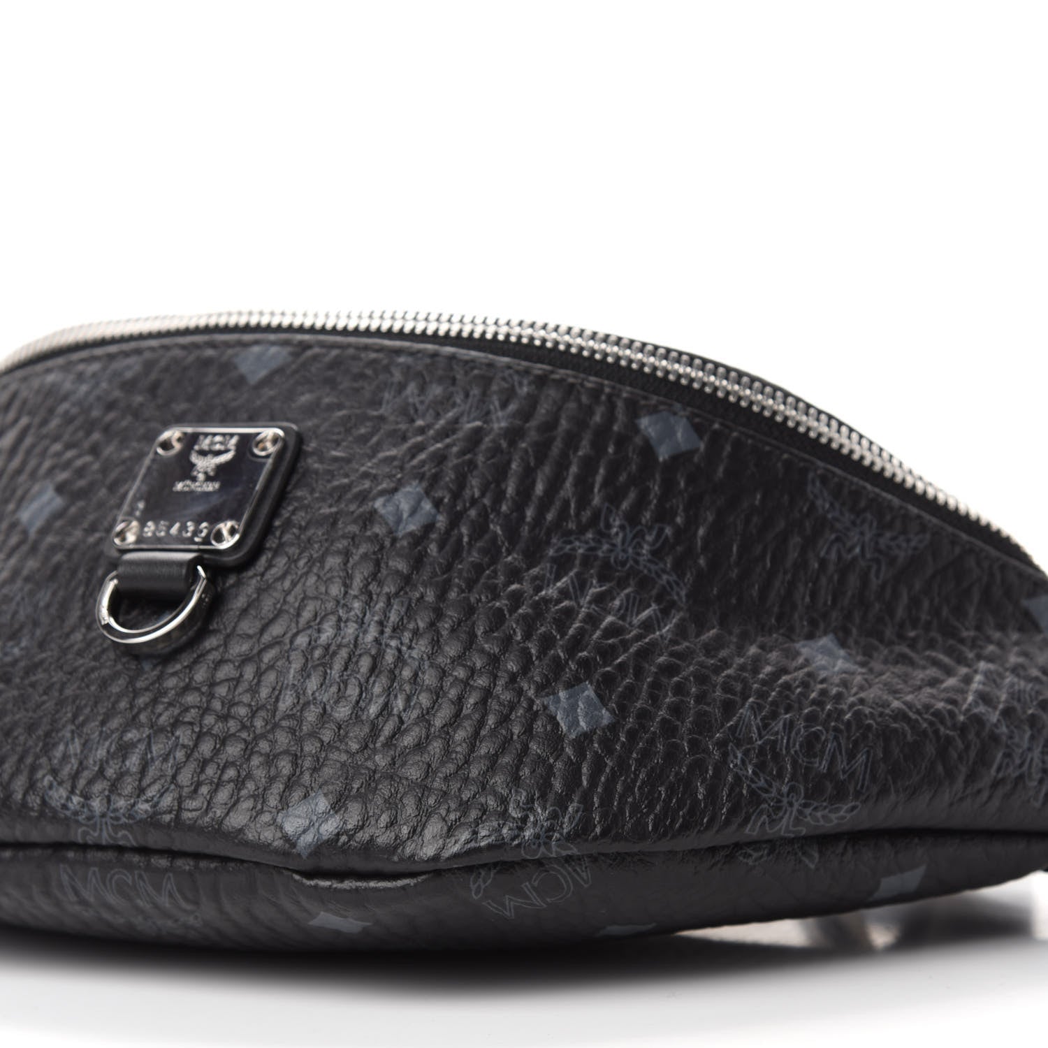 MCM Visetos Small Stark Belt Bag Black 7 of 10