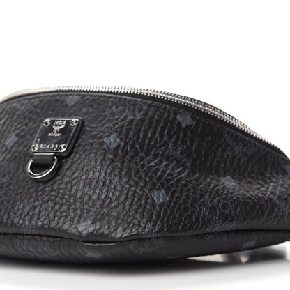 MCM Visetos Small Stark Belt Bag Black 7 of 10