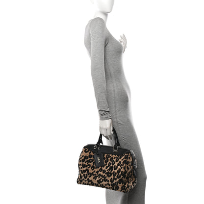Louis Vuitton Jacquard Velvet Leopard Print Stephen Sprouse Speedy 2 of 9