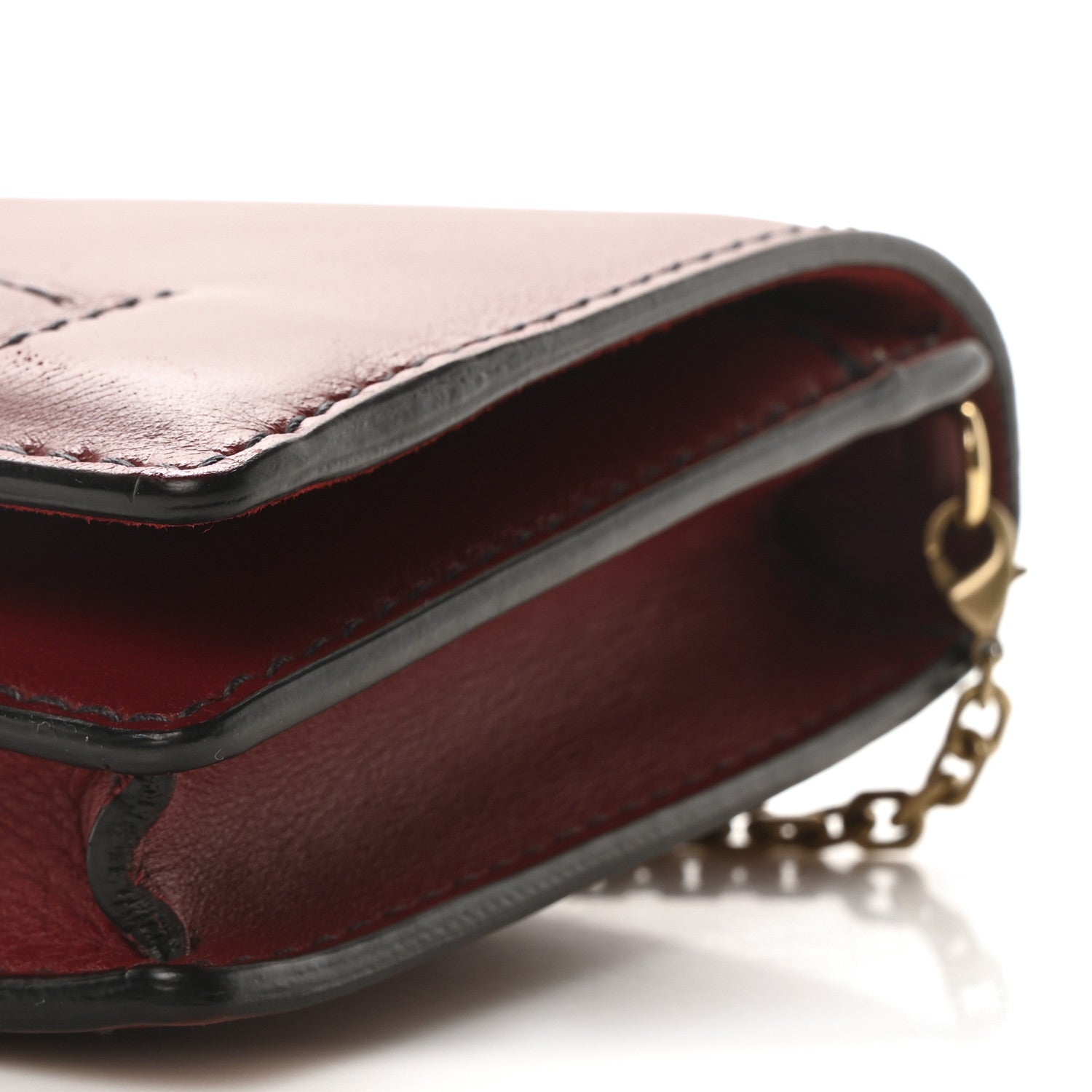 Christian Dior Calfskin J'Adior Wallet on Chain Pouch Red 9 of 9