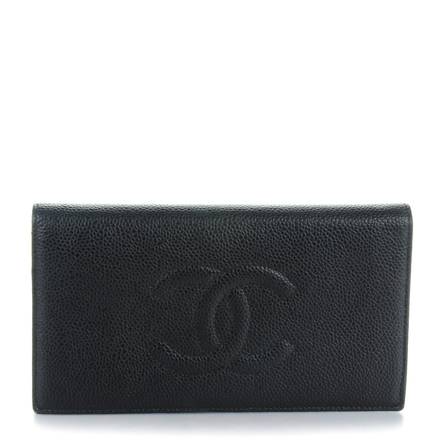 Chanel Caviar Timeless CC Yen Wallet Black 1 of 8