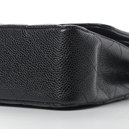 Chanel Caviar Quilted Medium Double Flap Black 9 of 11