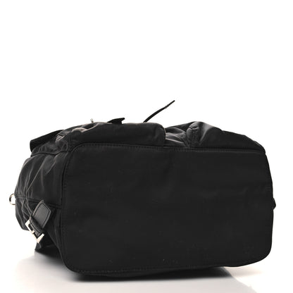 Prada Tessuto Nylon Saffiano Medium Backpack Black 5 of 10