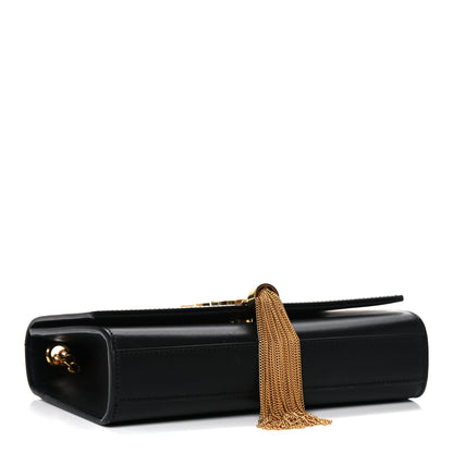 Saint Laurent Calfskin Small Classic Monogram Kate Tassel Satchel Black 4 of 17