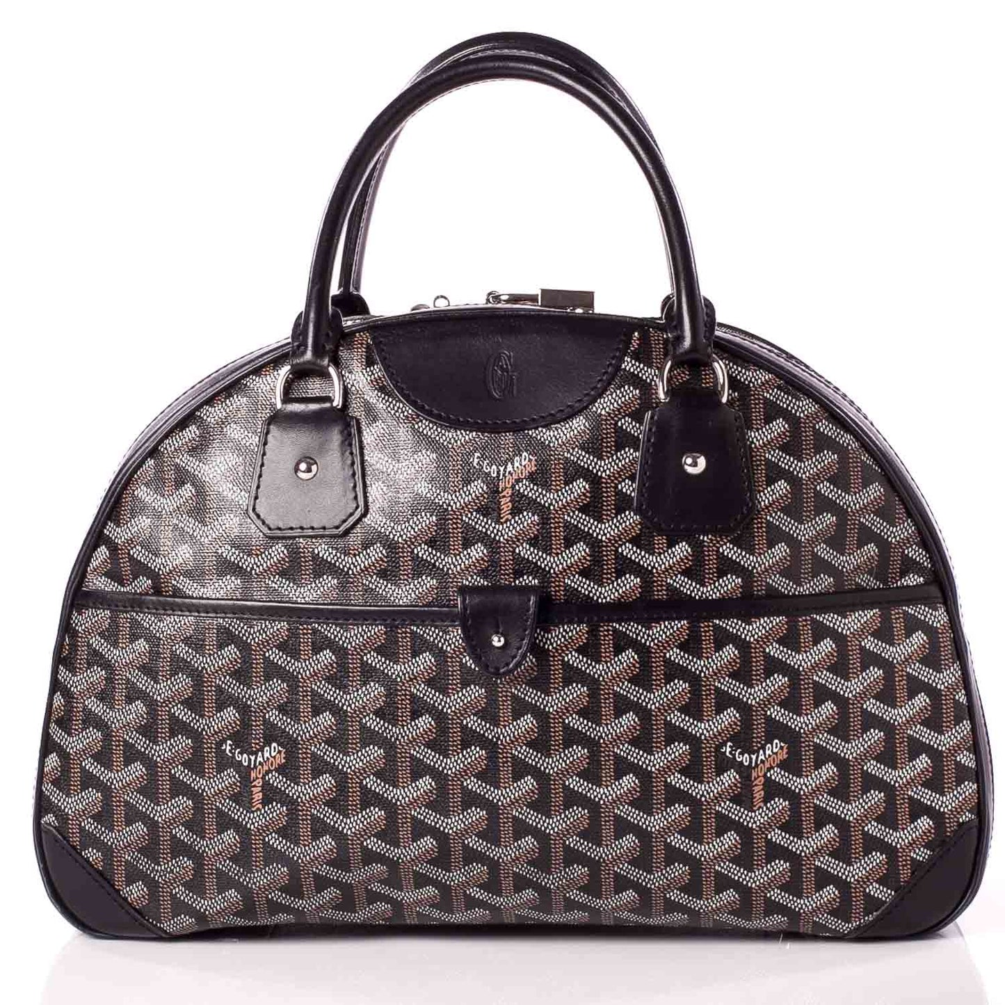 Goyardine Saint Jeanne MM Bowler Black