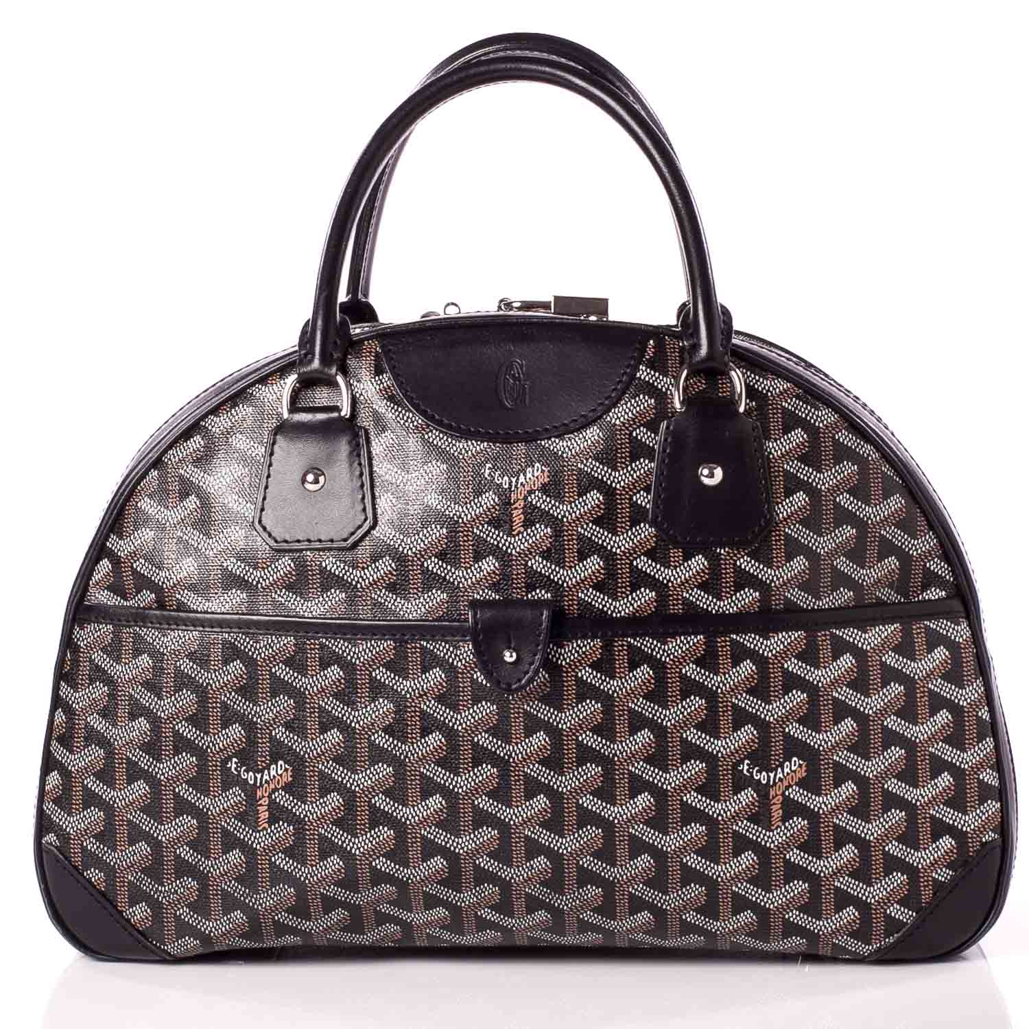 Goyard Goyardine Saint Jeanne MM Bowler Black 4 of 7