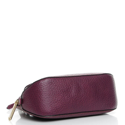 Burberry Heritage Grain Small Orchard Bowling Bag Damson Magenta 5 of 9