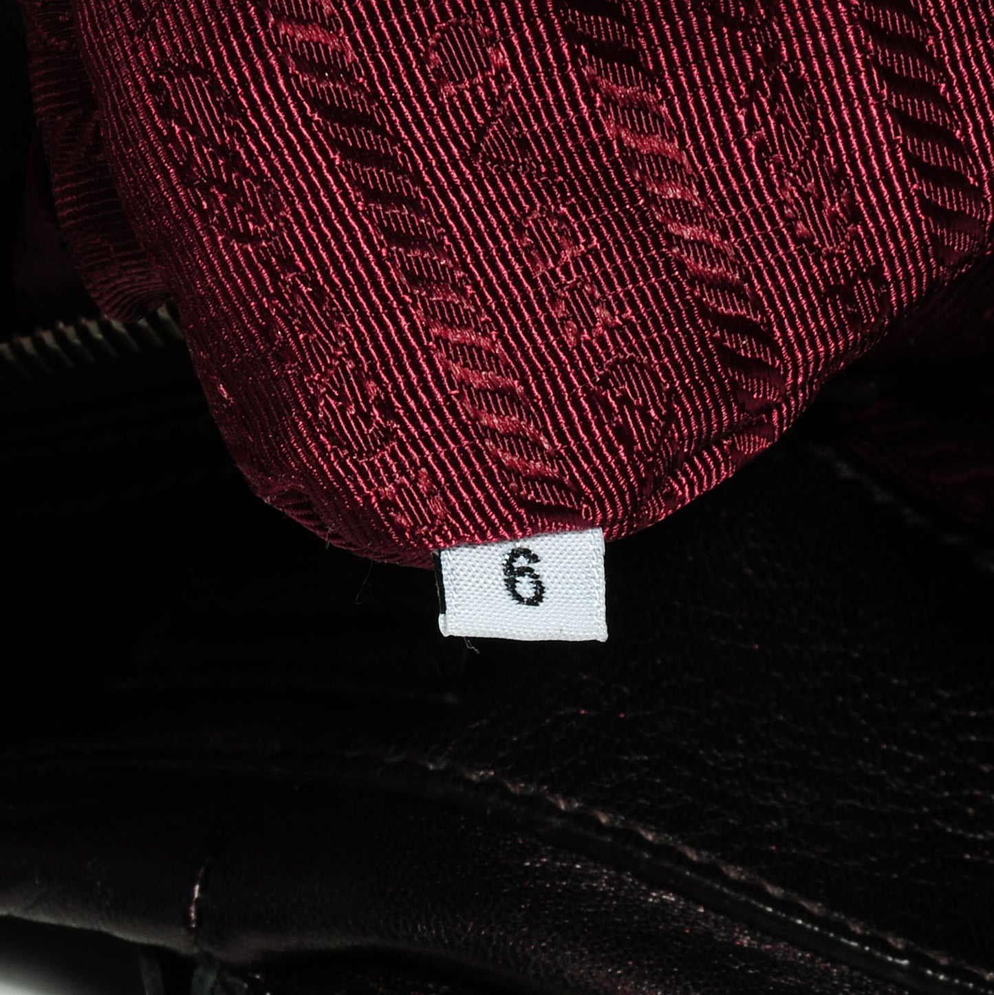 Nappa Mordore Leather Ruffle Bag Ribes