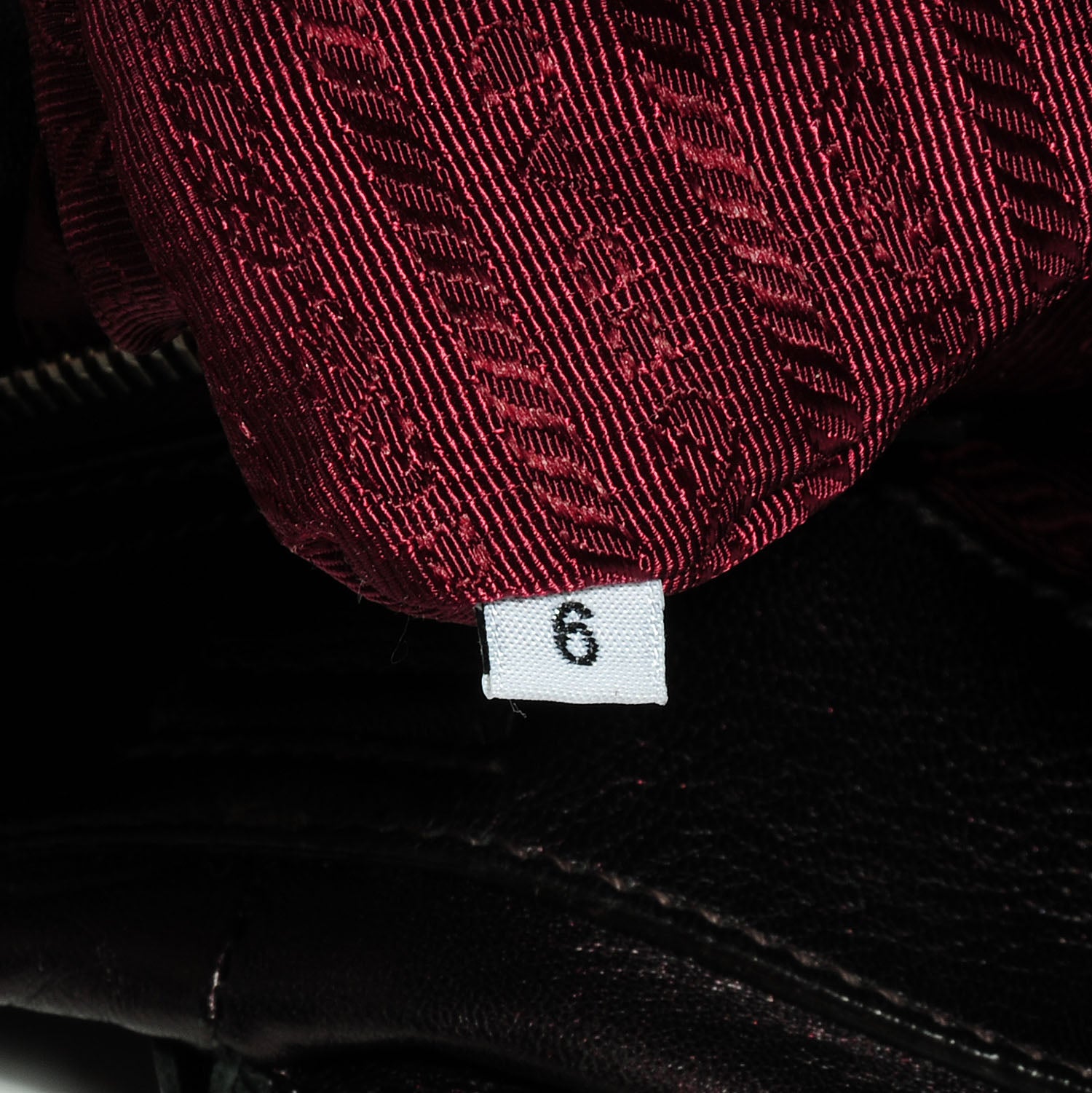 Prada Nappa Mordore Leather Ruffle Bag Ribes 7 of 9