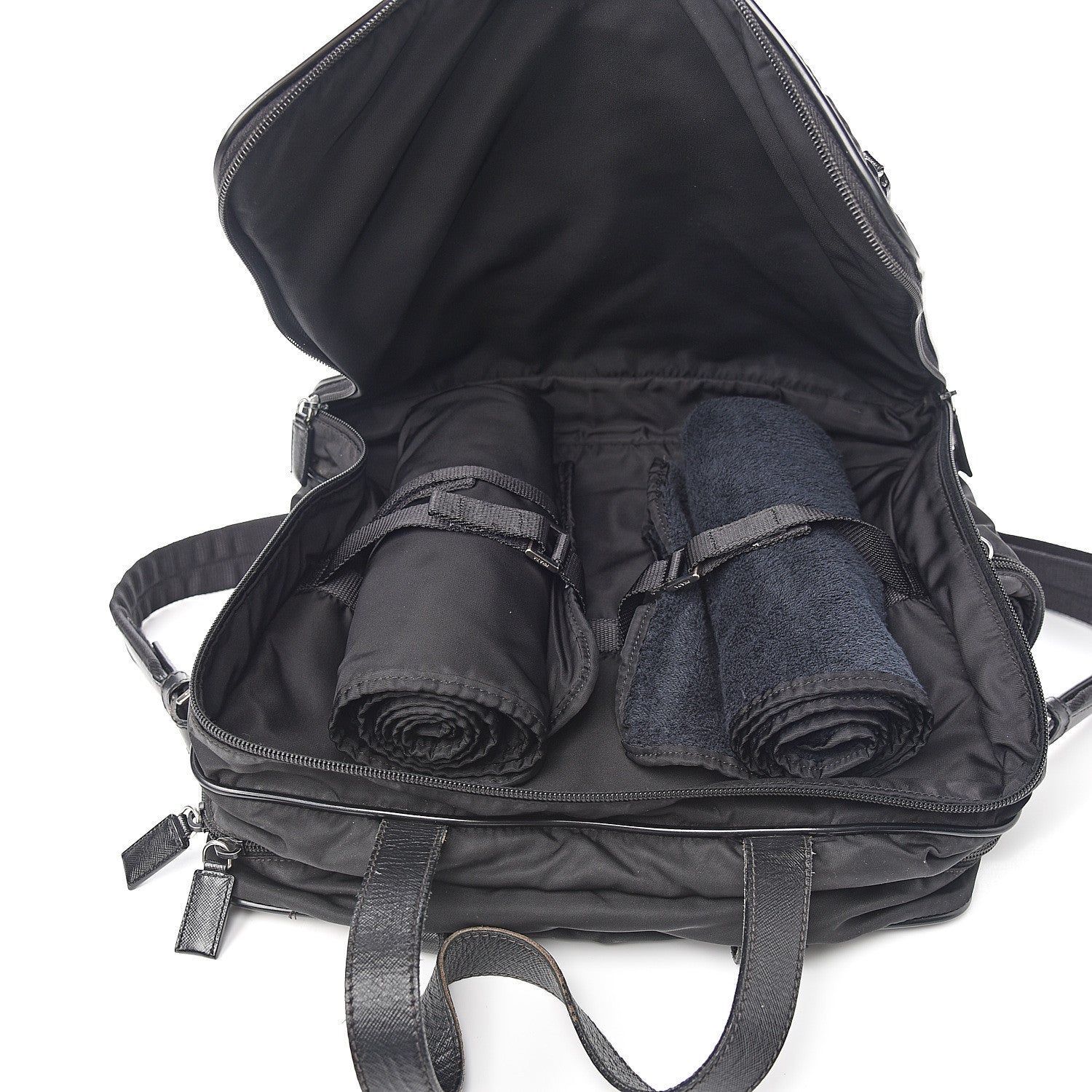 Prada Tessuto Nylon Vela Diaper Bag Black 4 of 14